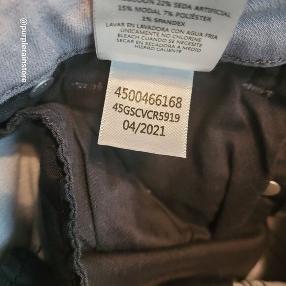 Joes Jeans Size 26 Skinny Mid Rise Gray Wash Stretch Denim Raw Hem - Picture 5 of 12